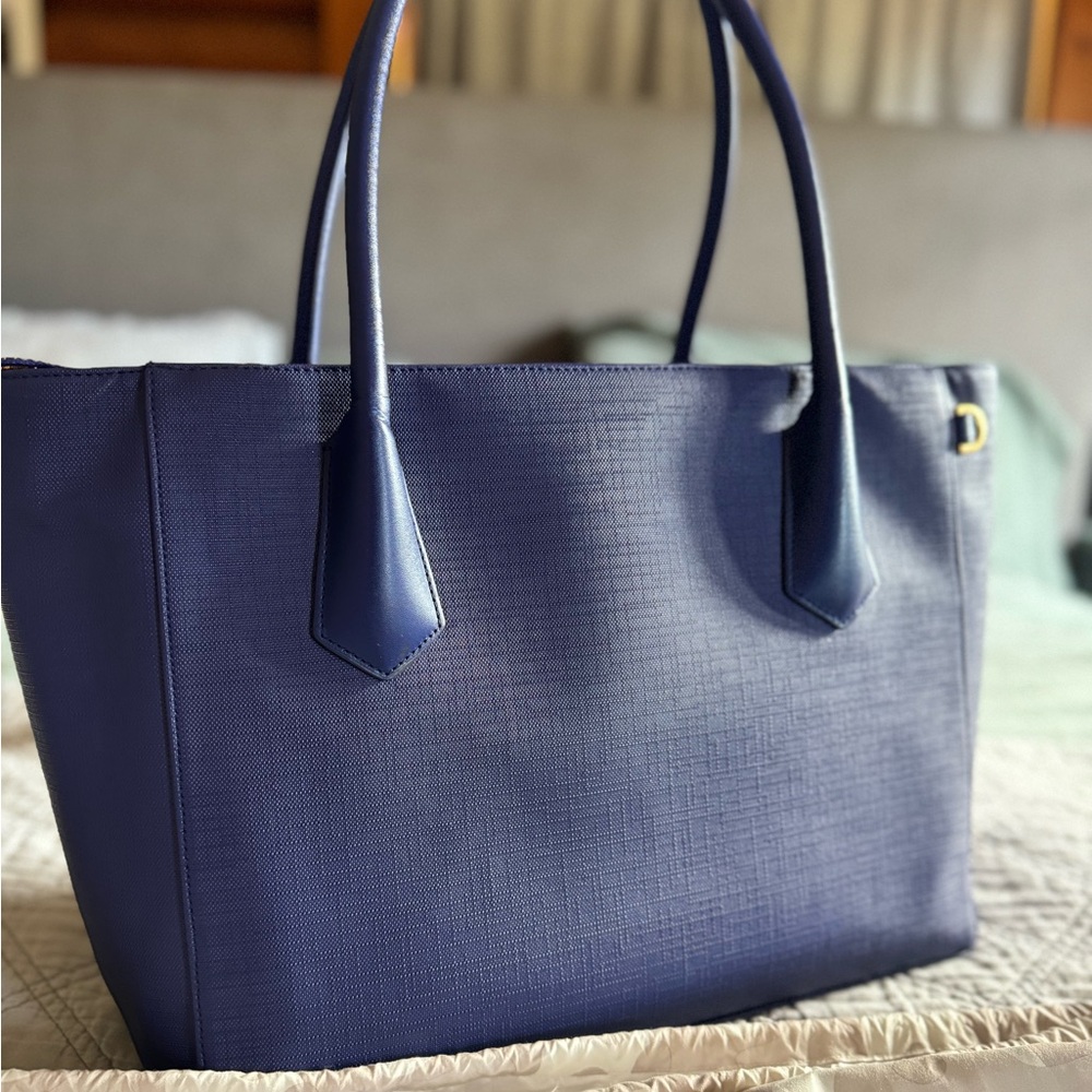 Dagne Dover Navy Blue Tote Bag